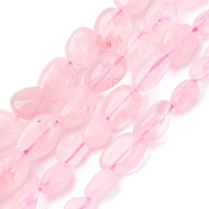 Природного розового кварца нитей бисера, самородки, упавший камень