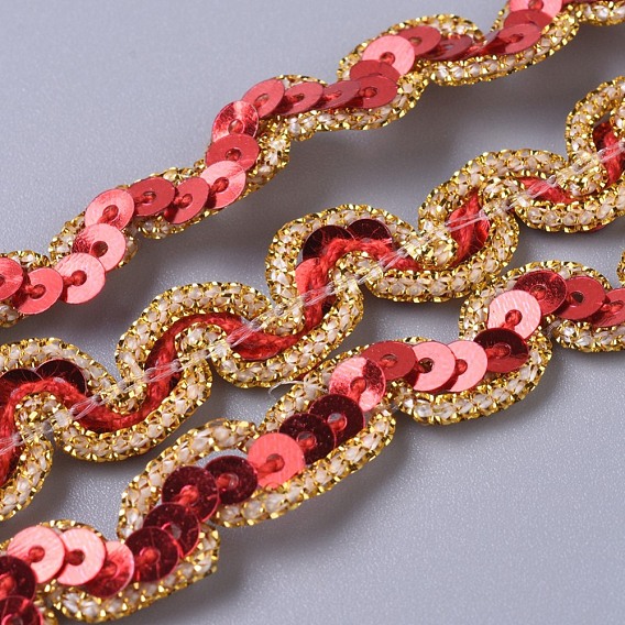 Пластиковые пайетки кружева, блестки кружевные ленты, с металлической проволокой, аксессуары для одежды