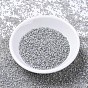MIYUKI Delica Beads, Cylinder, Japanese Seed Beads, 11/0, Silver Lined Opal