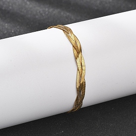 304 браслеты из нержавеющей стали с цепочками-елочками для женщин, подсолнечника модель