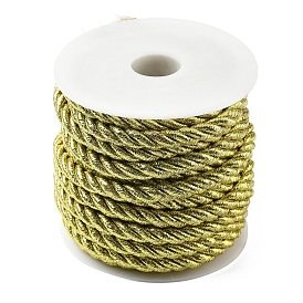 Cordon torsadé en polyester 3-ply, cordon milan pour la décoration de la maison, tapisserie, embrasse de rideau