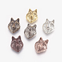 Tibetan Style Alloy Beads, Wolf