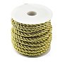 3-Ply Polyester Twisted Cord, Milan Cord for Home Decoration, Upholstery, Curtain Tieback