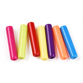 Opaque Acrylic Beads, Column