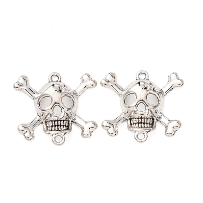 Тибетском стиле настройки подключения сплав горный хрусталь, Хэллоуин череп