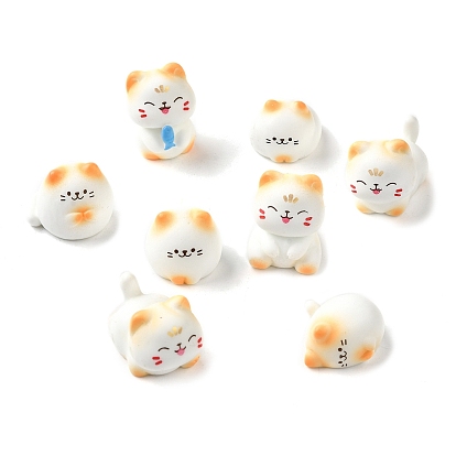 Кошачья скульптура из смолы витрина украшения