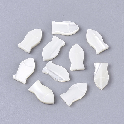 Natural Trochid Shell/Trochus Shell Beads, Fish