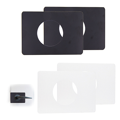 Усилительные пластины из нержавеющей стали для дверей, дверная ручка/рычаг/ригель, фиксирующая накладку-заглушку, запчасти для ремонта дверных замков