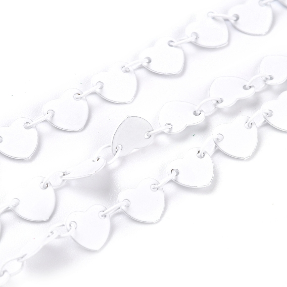 Латунные звенья, окрашенные распылением, с катушкой, пайки, сердце