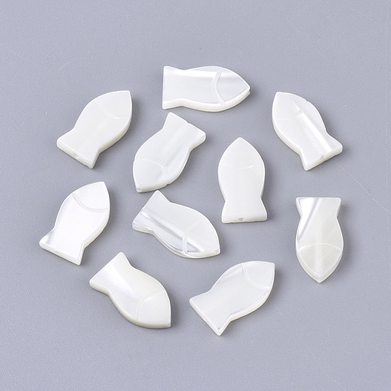 Natural Trochid Shell/Trochus Shell Beads, Fish