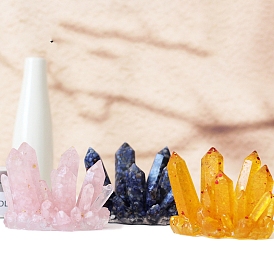 Gemstone Crystal Cluster Shape Home Decoration, Feng Shui Figurines