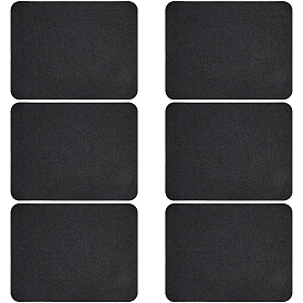 12 шт. заплатки для ремонта из искусственной джинсовой ткани, пришиваемые утюгом/приклеиваемые, прямоугольные