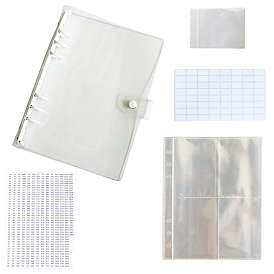 Diamond Storage Foldable Book, Dotting Tool, including Sticker, Inside Pages and OPP Bag
