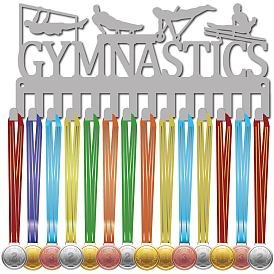 Модная железная вешалка для медалей, настенная стойка для дисплея, 14-крючки, с винтами, серебряные