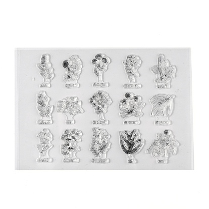 Silicone Stamps, for DIY Scrapbooking, Photo Album Decorative, Cards Making, Stamp Sheets