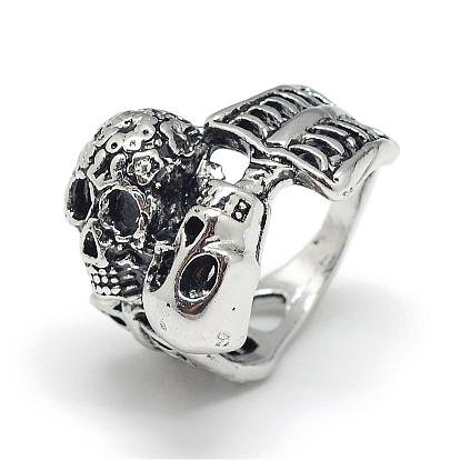 Alloy Finger Rings, Human Skeleton