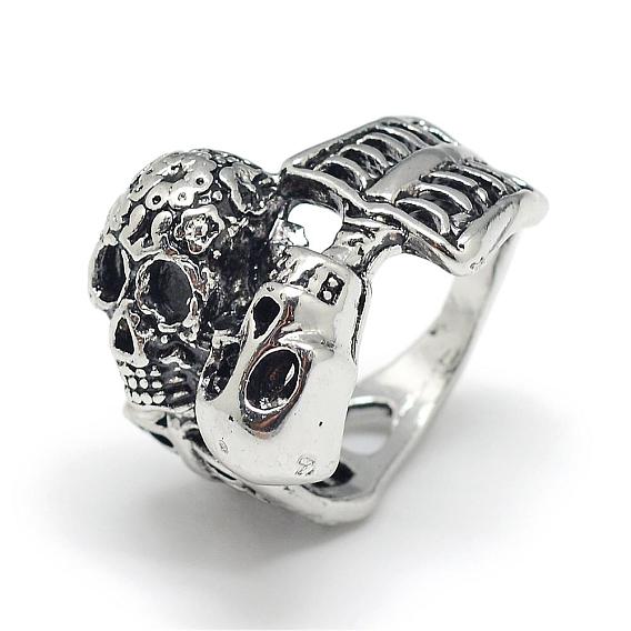 Alloy Finger Rings, Human Skeleton