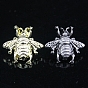 1-Hole Alloy Buttons, Bee, for DIY Luggage and Hardware Accessaries