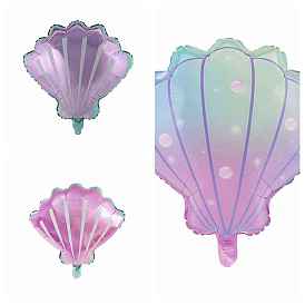 Shell Shape Aluminum Balloon, for Party Festival Home Decorations