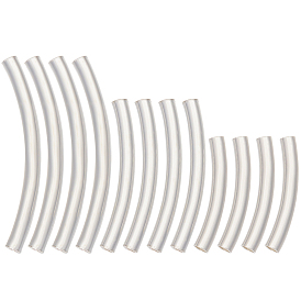 12 шт. 3 стильная трубка 925 бусины из стерлингового серебра