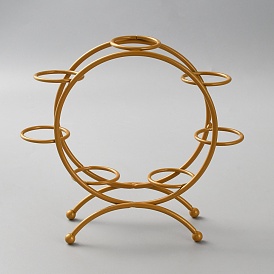 Crystal Ball Display Stand, Iron Metal Base, Crystal Sphere Stand for Home Decoration
