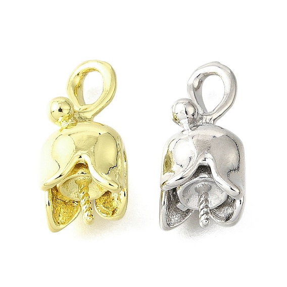 Подвески из латуни с прищепками своими руками, долговечный, без свинца и без кадмия, стойки покрытие, за половину пробурено бисера