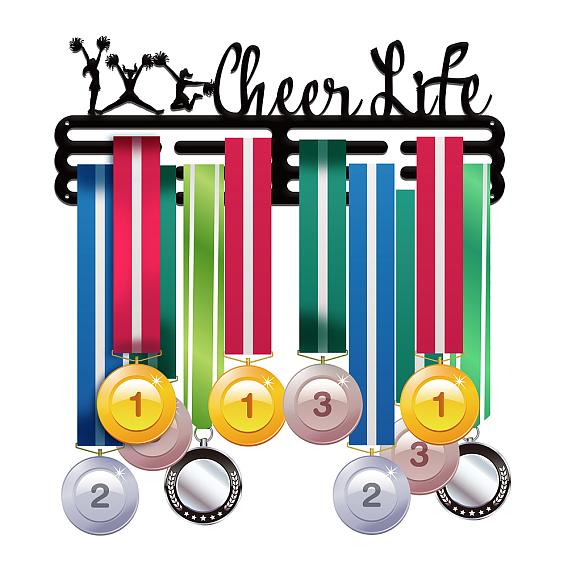 Модная железная вешалка для медалей, настенная стойка для дисплея, с винтами