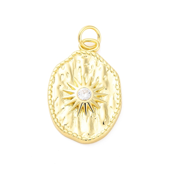 Латунные микро проложить кубического циркония подвески, без кадмия и без свинца, солнечные чары, с целью перехода в кольце