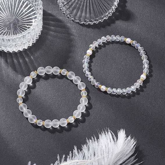 Браслеты из стеклянных бусин для женщин