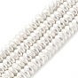 Brins de perles d'hématite non magnétiques synthétiques galvanisées, facettes rondelle