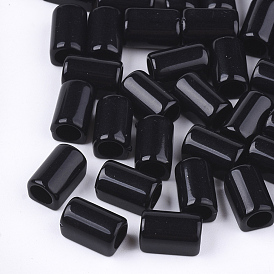 Acrylic European Beads, Large Hole Beads, Cuboid