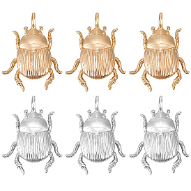 10 шт. 2 цвета латунные подвески, без кадмия, без никеля и без свинца, обереги от насекомых