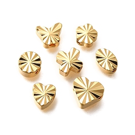 Латунные бусины, реальный 18 k позолоченный