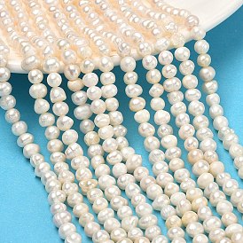 Нити из натурального культивированного пресноводного жемчуга, картофель, класс А