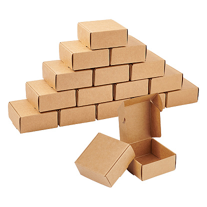 Картонные подарочные упаковочные коробки, складные коробки для мыла ручной работы, квадратный