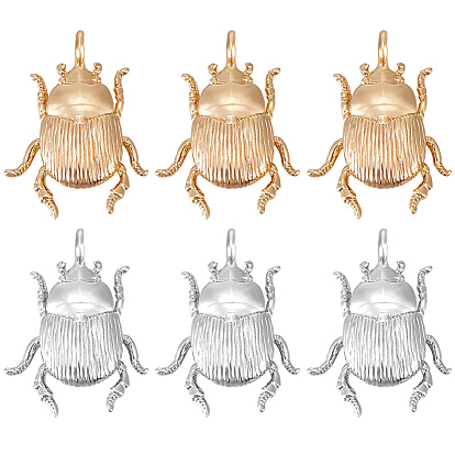 10 шт. 2 цвета латунные подвески, без кадмия, без никеля и без свинца, обереги от насекомых