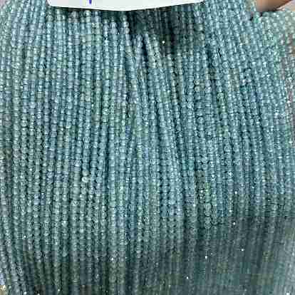 Природного апатита нитей бисера, круглые, граненые, класс А