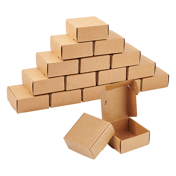 Картонные подарочные упаковочные коробки, складные коробки для мыла ручной работы, квадратный