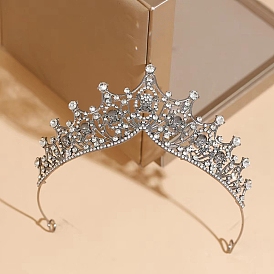 Alloy Skull Hair Bands, Crown, Hair Accessories for Women