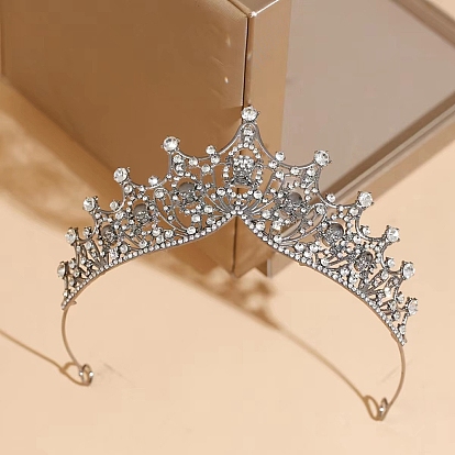 Повязки для волос в виде черепа из сплава, корона, аксессуары для волос для женщин