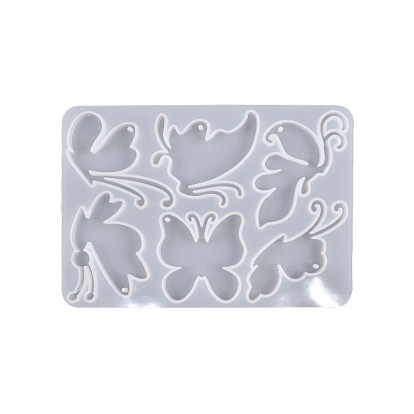 Pendant Silicone Molds, Resin Casting Molds, For UV Resin, Epoxy Resin Craft Making, Butterfly
