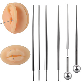 316l прокалывающие конусы из нержавеющей стали, пирсинг конусные штифты для ушей носа пупка губы брови