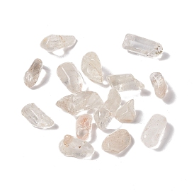 Natural Quartz Crystal Beads, No Hole/Undrilled, Chip