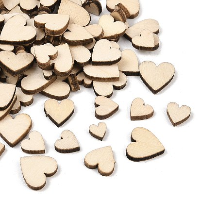 100шт. листов МДФ, незаконченная древесина, сердце