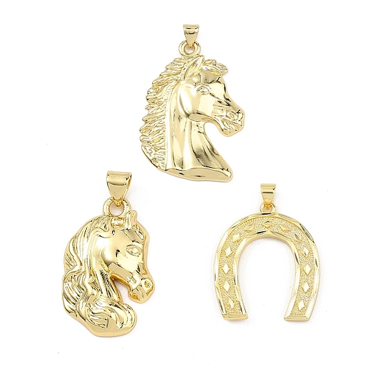 Латунные подвески, подковы/талисманы в виде лошадей