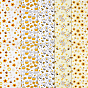 Polycotton Fabric, for Garment Accessories, Bees & Flower Pattern