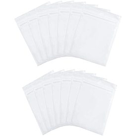 Rectangle PVC Resealable Bags, Zip Top Bags, Top Seal Thin Bags, Pearlized Plated