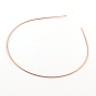 Hair Accessories Iron Hair Band Findings, 120~125mm