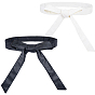 2Pcs 2 Colors PU Leather Wrap Belts for Coat, Bowknot