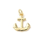 Латунные подвески, с целью перехода в кольце, Якорь прелести, без свинца и без кадмия, долговечный, стойки покрытие